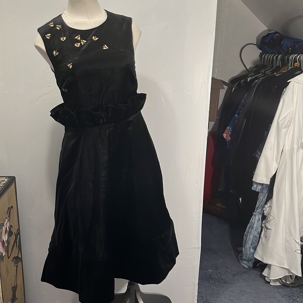 Ted baker size 2 celena black dress - Picture 8 of 16